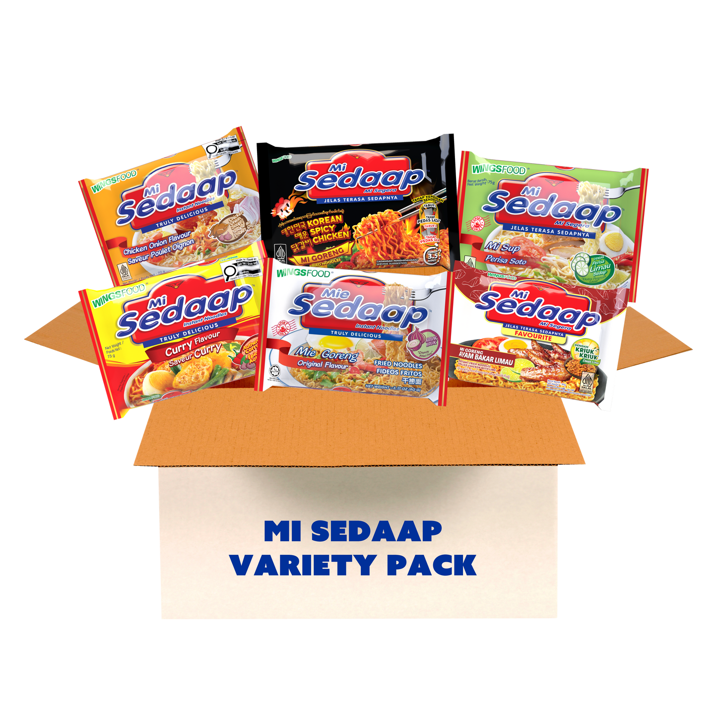 Mi Sedaap Bag - Variety Pack (Pack of 30)