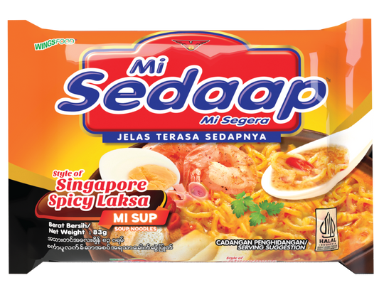 Mi Sedaap Singaporean Spicy Laksa Flavor