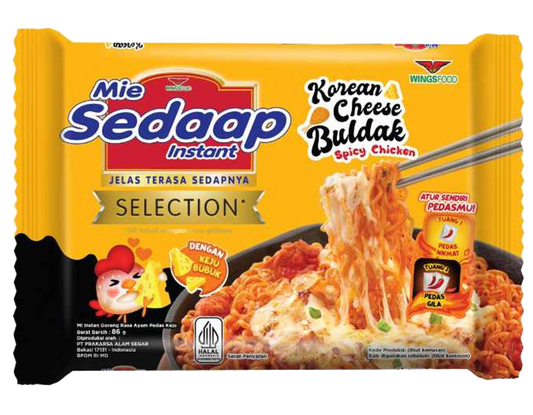 Mi Sedaap Korean Cheese Buldak Spicy Flavor