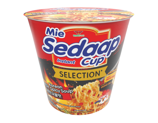 Mi Sedaap Cup Korean Spicy Soup Flavor